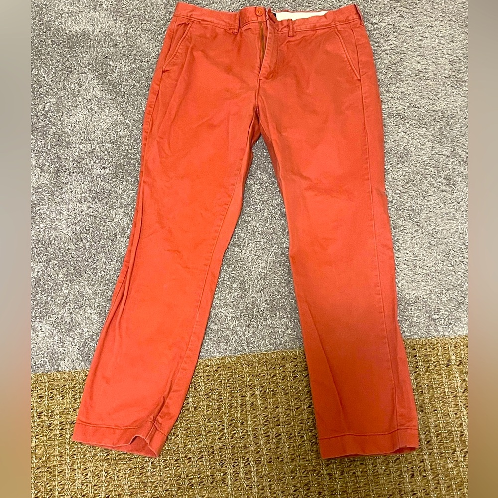 Coral color men’s 33/30 dress pants